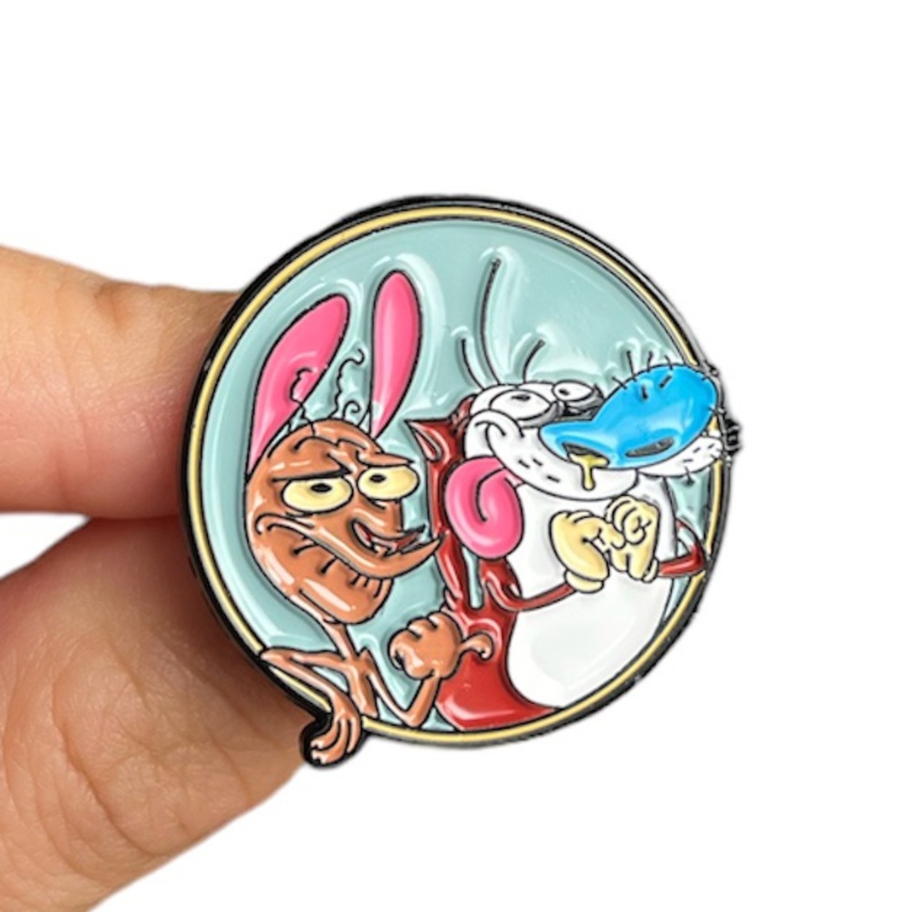 Ren & Stimpy 90s Enamel Pin